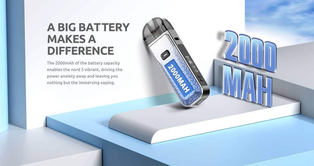 2000mAh Pilli Smok Nord5